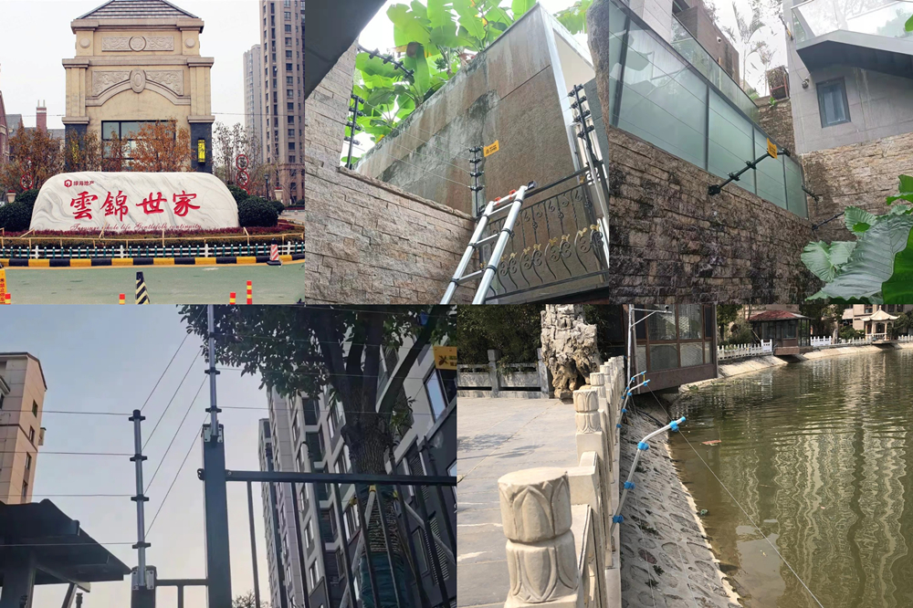 云锦世家小区引入豪景天津电子围栏，提升周界安防水平